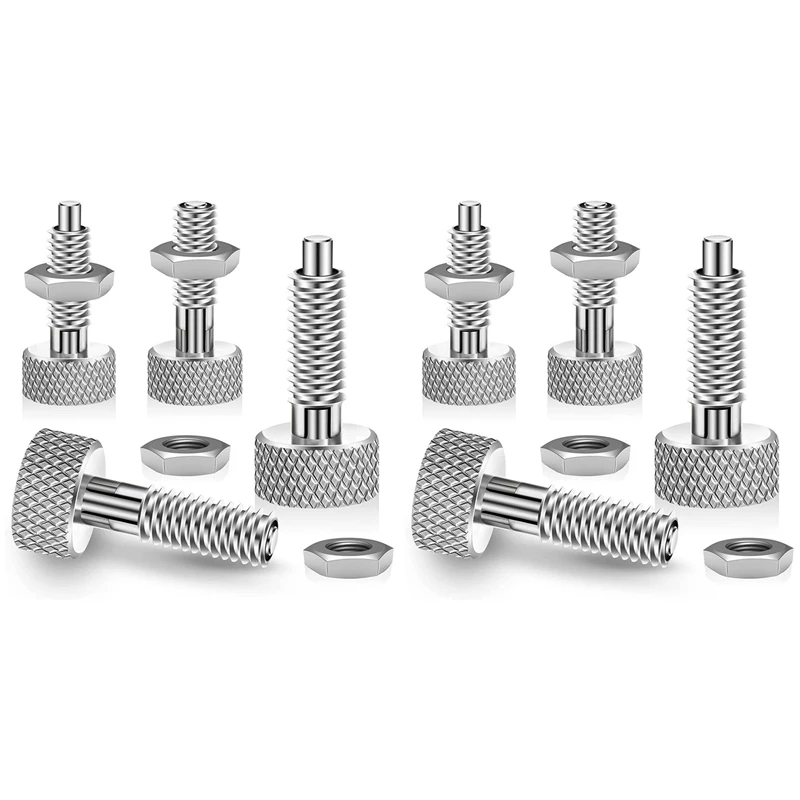 8Pcs Handle Quick Release Pins,Quick Release Lock Pin, Retractable Spring Plunger, M6 Lockout Kit For Rolling Tool Box