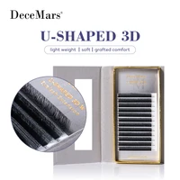 DeceMars U-Shaped 3D Eyelash Extensions (12lines/Tray) 3