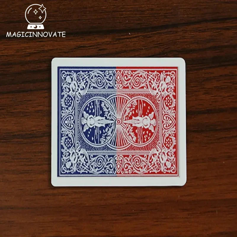 True Colors Blue to Red Card Back Color Change Deck Magic Tricks Close Up Magic Illusions Gimmick Props