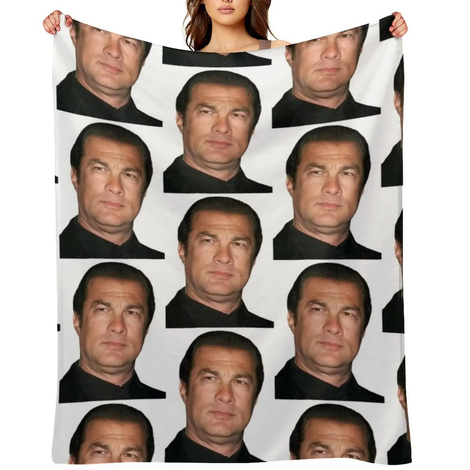 

steven seagal Throw Blanket anime Luxury Thicken Polar Hair Blankets