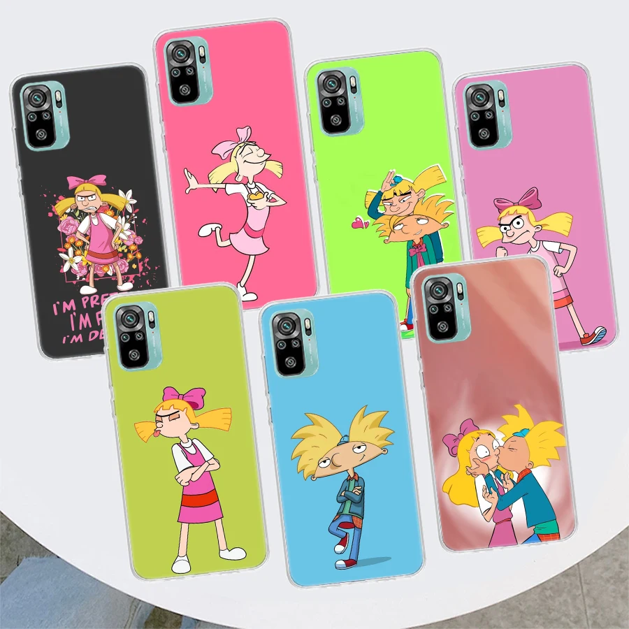 Hey Arnold Fondos Phone Case For Xiaomi Redmi 12 12C 10 10C 10A 9T 9C 9A 9 8 8A 7 7A 6 6A K20 K30 K40 Pro S2 Fundas Cover