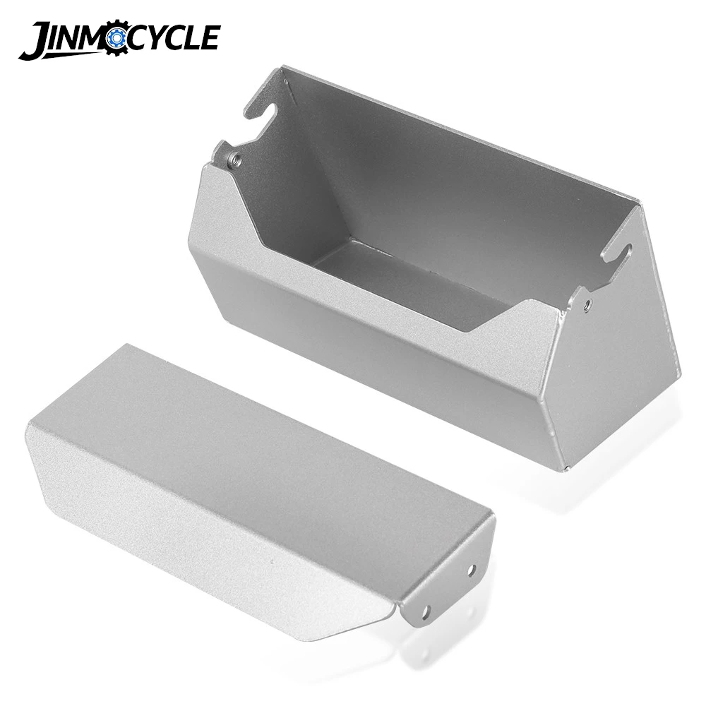 KLR650 لوحة التزلج باش الإطار محرك الحرس أداة صندوق Skidplate الأدوات لكاواساكي KLR 650 2008-2022 2023 دراجة نارية الملحقات