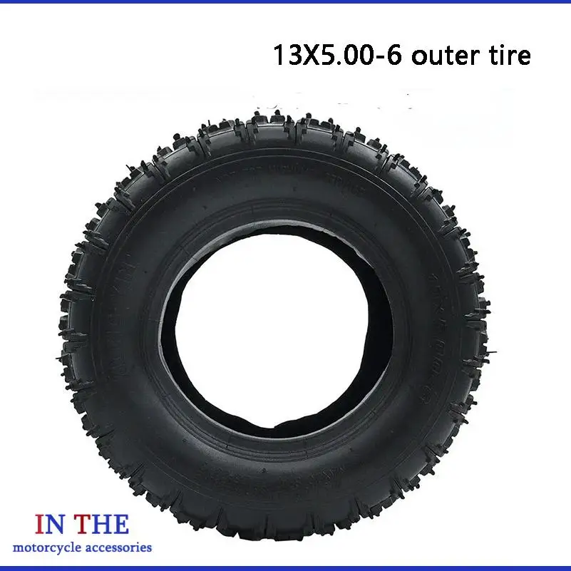high-quality New model Front 4.10-6 Rear 13X5.00-6 inch hub tires Snow plow tires Butterfly tires 13*5.00-6 inch beach tires
