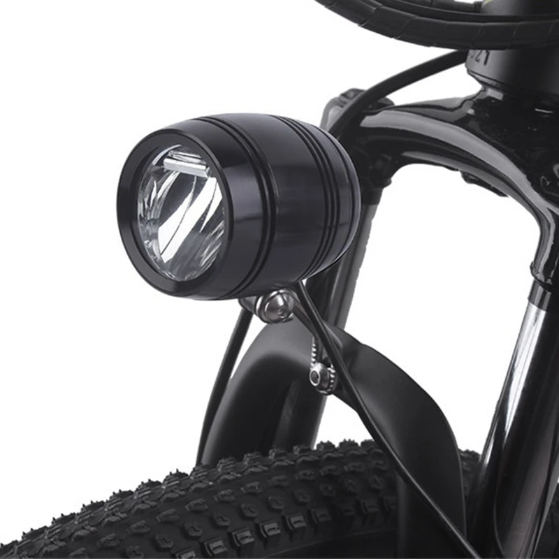 6V-80V 24V 36V 48V 60V Universal Compatible 3W 100LUX Bike Electric Bicycle E-Bike Headlight Front Light Head Light Lamp