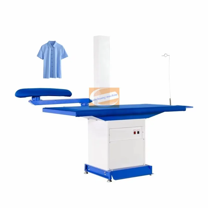 

【Fashionable】Factory Supply Steam Garment Vacuum Ironing Table Automatic Boiler and Iron for Laundry Shop