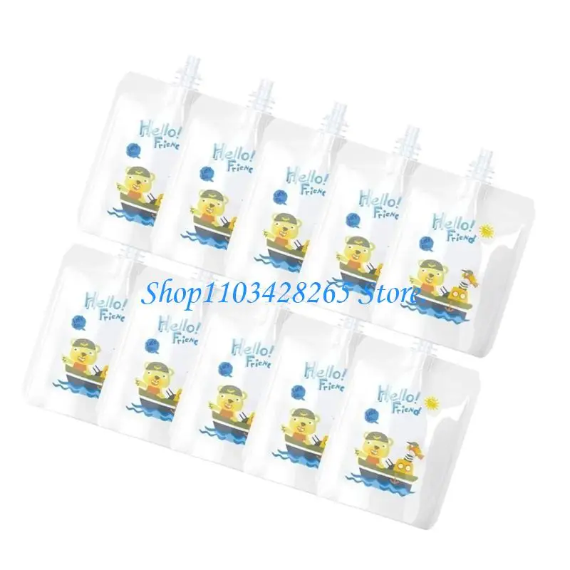 

Baby Complementary Filling Device, Baby Puree Bag Dispenser Essential Small Tool For Infants Eating Fruit Puree G2TE