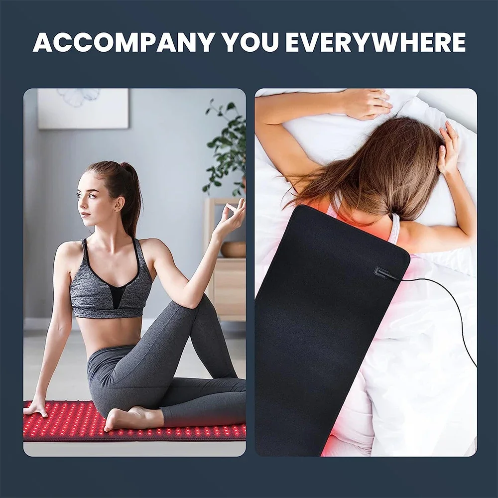 360 قطعة المصابيح الأشعة تحت الحمراء العلاج الوسادة 660 و 850nm لعلاج التعب الجسم للظهر الركبة اليد الخصر الإغاثة المحمولة دروبشيبينغ