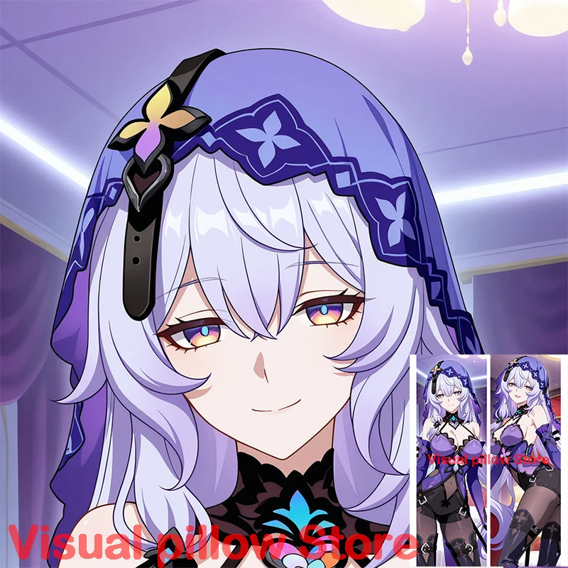 

Dakimakura аниме Черный Лебедь Honkai Star Rail двусторонний принт наволочка для тела в натуральную величину наволочка для взрослых
