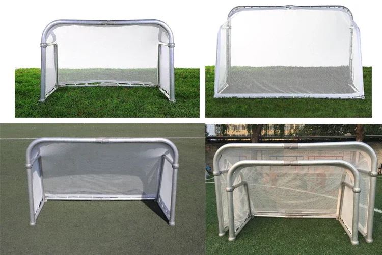 Wholesales mini soccer goals aluminium folding portable children football goal