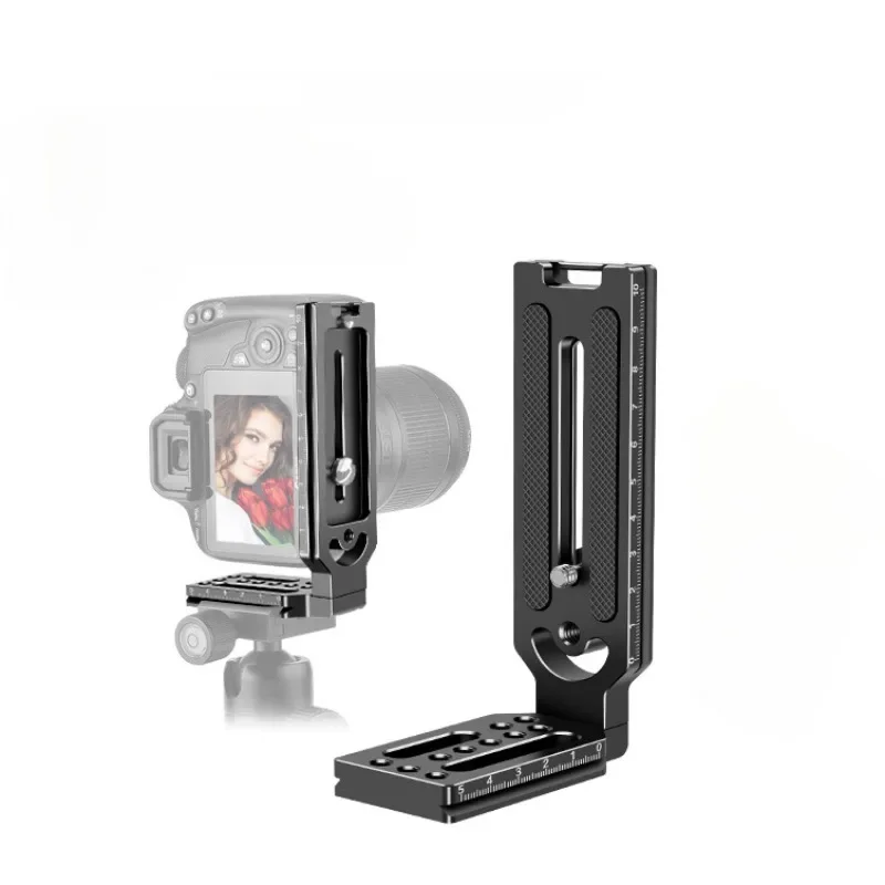 Leggero Fotocamera Reflex Mirrorless Supporto Universale A Forma Di L Treppiede Staffa Di Ripresa Verticale Piastra A Sgancio Rapido