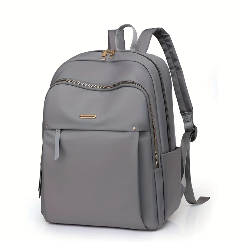 Chic Vegan Backpack - Adjustable Straps, Multi-Compartment Design, Perfect for College or Travel