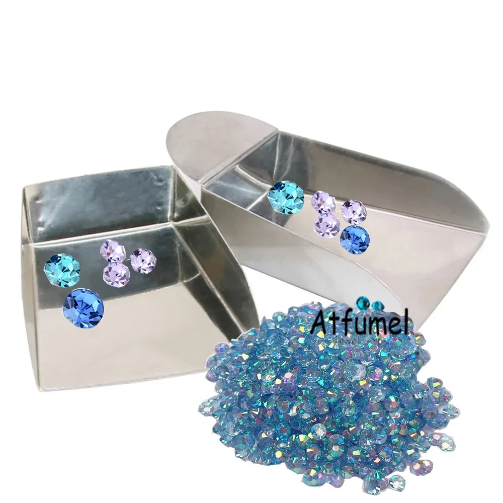 Diamond Tweezers With Shovel Beads Gemstone Storage Display Tray Rhinestone Storage Box Diamond Jewelry Decorations Showcase