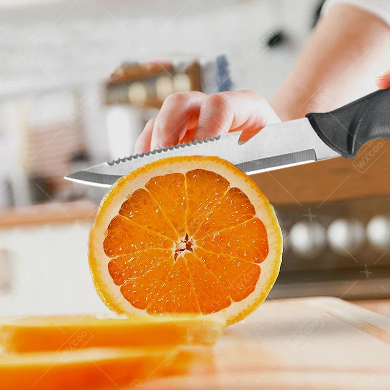 WXCOO سكين تعبئة الأسماك الفولاذ المقاوم للصدأ سكين نزع العظم فائق الحادة متعددة الأغراض اللحوم الساطور السوشي القطاعة الفاكهة مقشرة الأسماك
