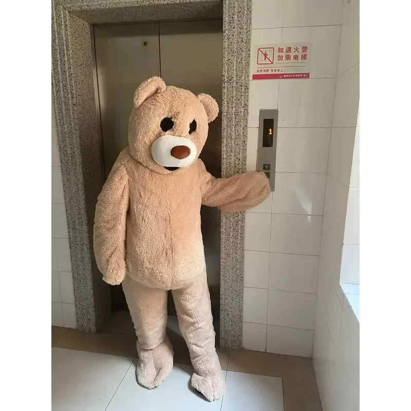 Cosplay peluche orso danzante orsacchiotto personaggio dei cartoni animati costume mascotte festa di compleanno adulti vestito Costume pubblicitario