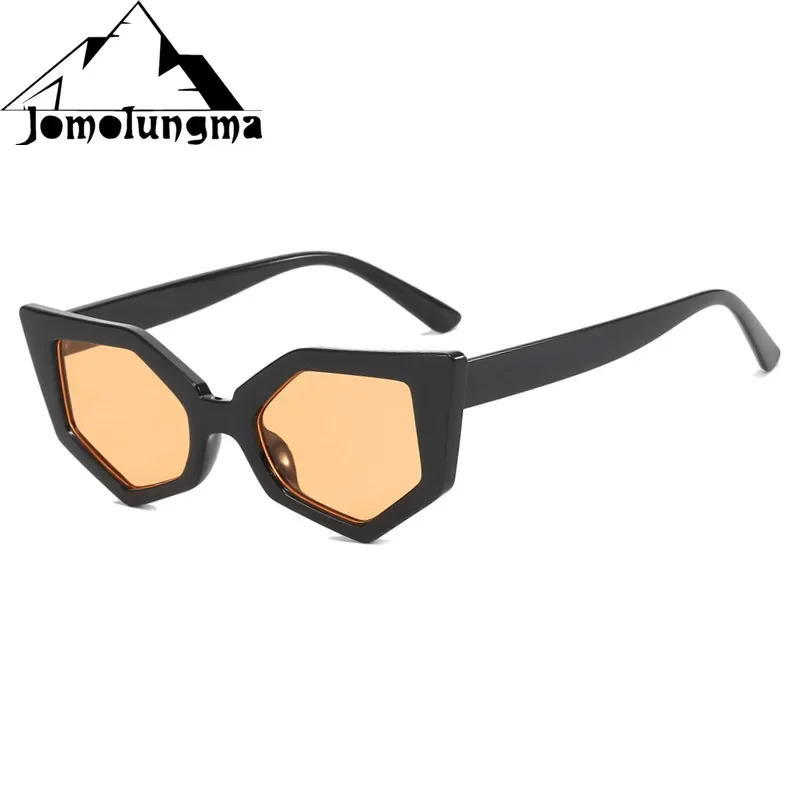 

Men's and women's sunglasses polygonal black fashion trend sunglasses UV400 sunscreen too glasses women