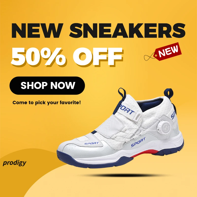 Badminton Shoes Men Anti Slip Cushioning Shoes High-quality Tennis Shoes Outdoor Sports Pro Sneakers Men and Women