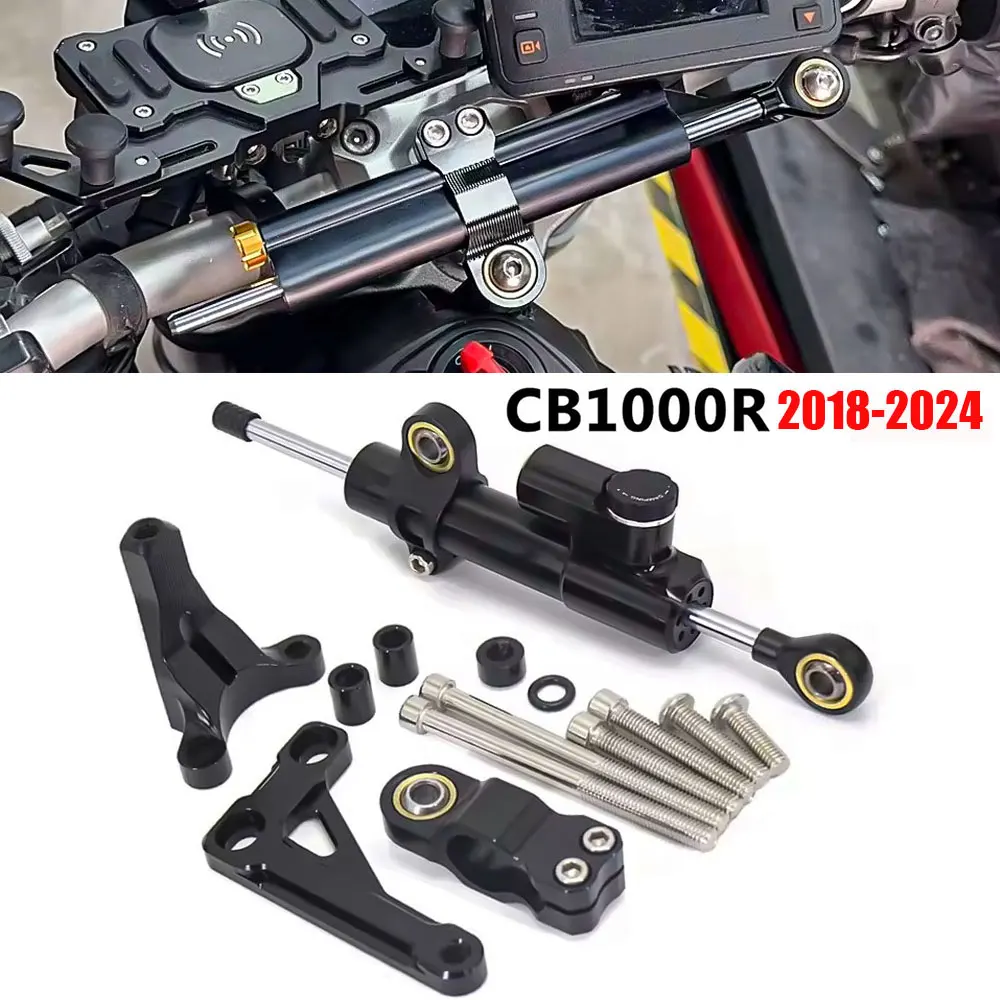 

Мотоциклетные демпферы рулевого управления с ЧПУ, стабилизирующие кронштейны для крепления, для Honda CB1000R 2018-2024