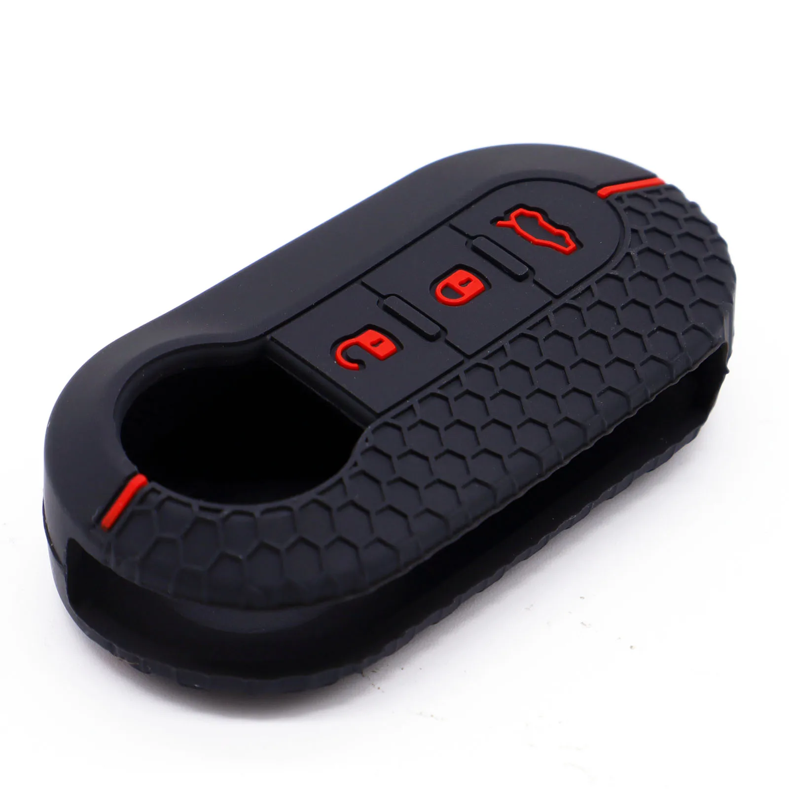 Silicone Key Case Cover Remote Fob Shell For Fiat 500 Panda Punto Bravo Doblo Peugeot Boxer Citroen Relay Ducato Lancia Musa