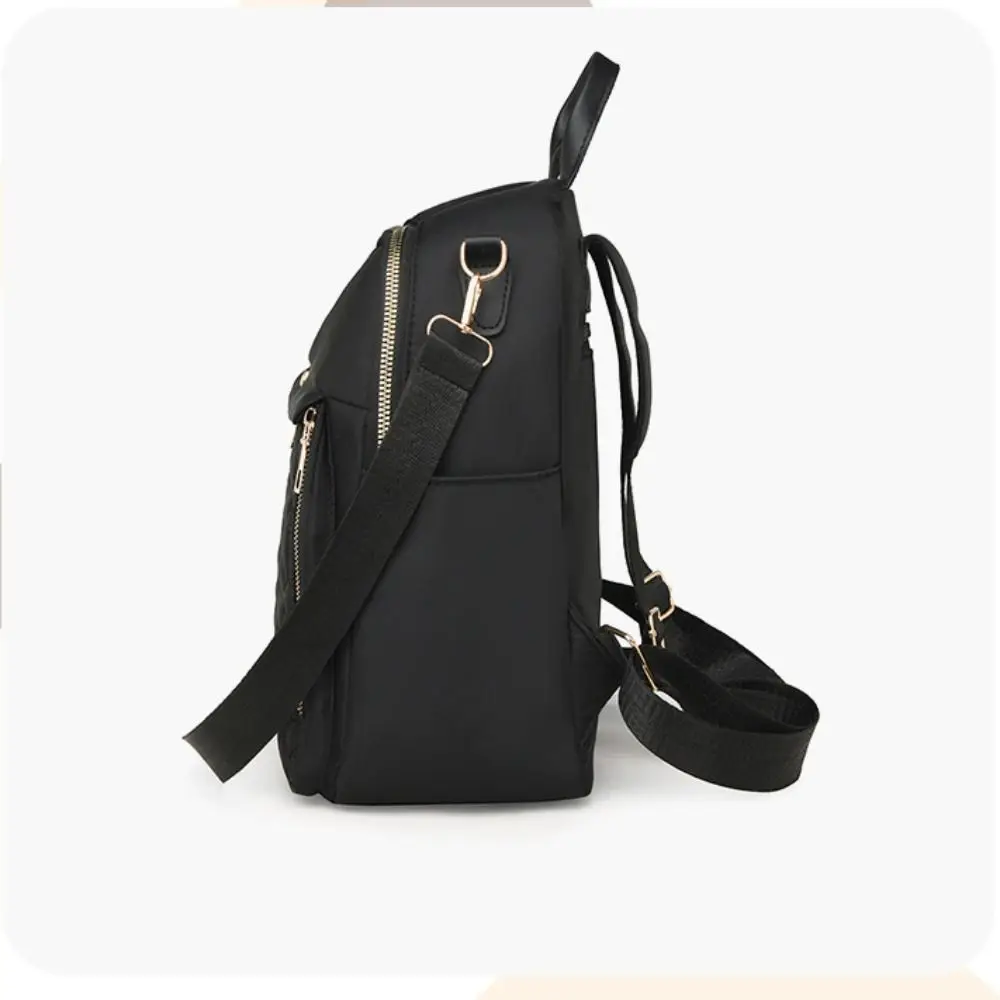 Solid Color Fashion Ladies Backpack High Quality Nylon Multifunctional Ladies Student Bag New Women Shoulder Bags Travel Bag Sac