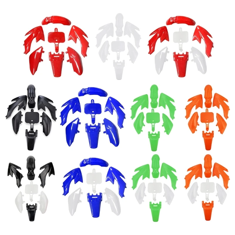 

1pc Motorbike Plastic Fender Fairing Kit Set Plastic Body Fender Kit For CRF50 XR50 2021 Year Pit Dirt Bike