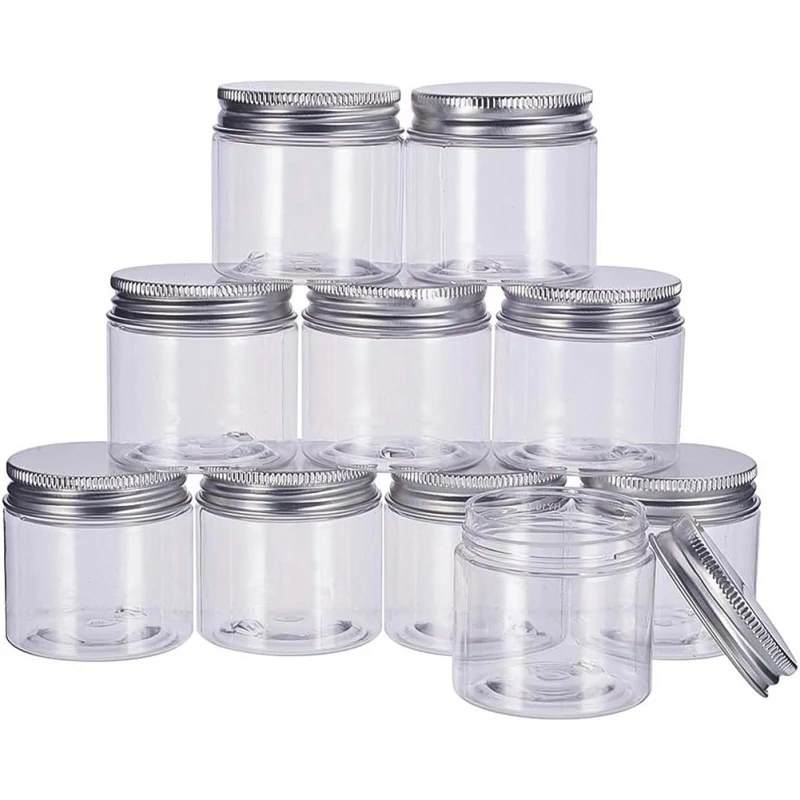 

20 шт./упаковка, круглые пластиковые банки, 1 унция (30 мл)