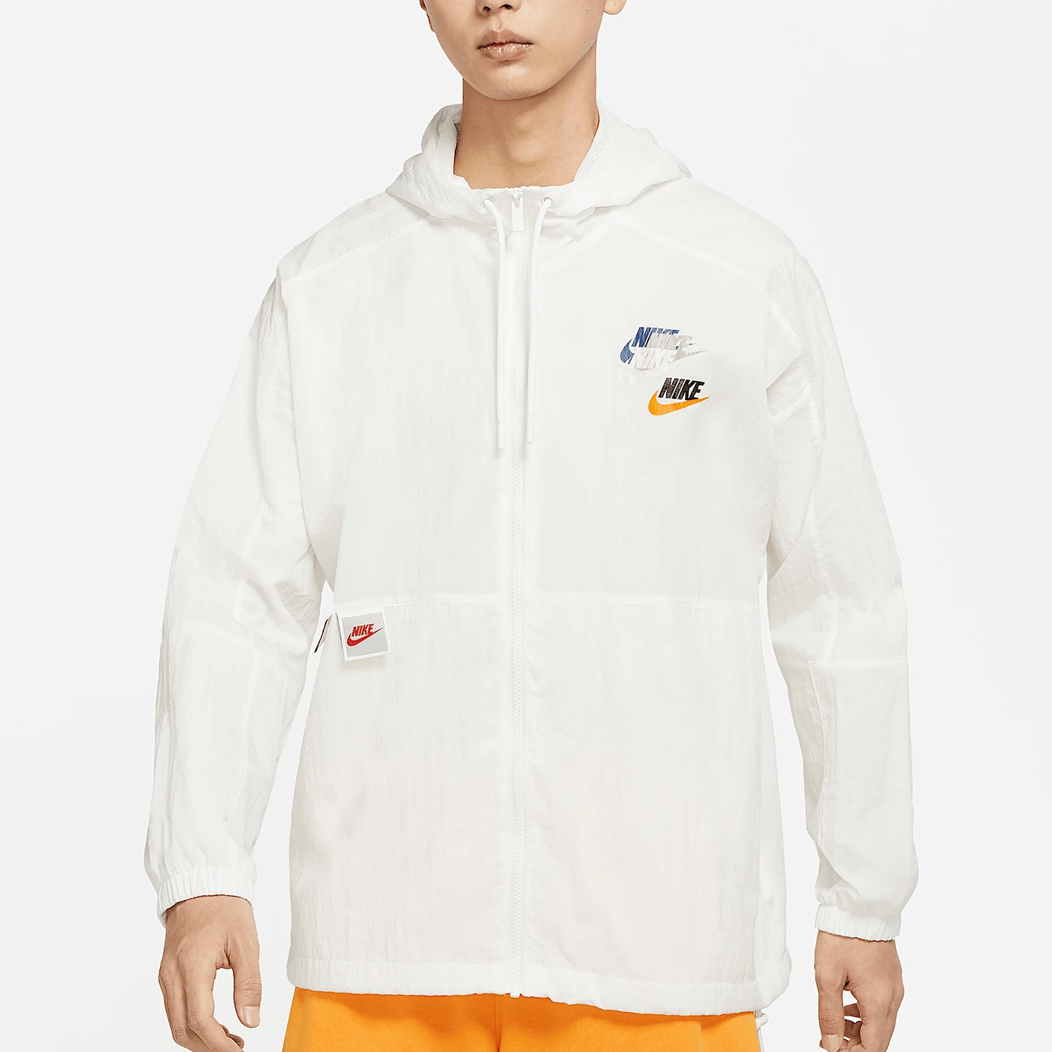 Nike genuine Men's Hooded Woven Printed Sports Durable Jacket DV3313-133