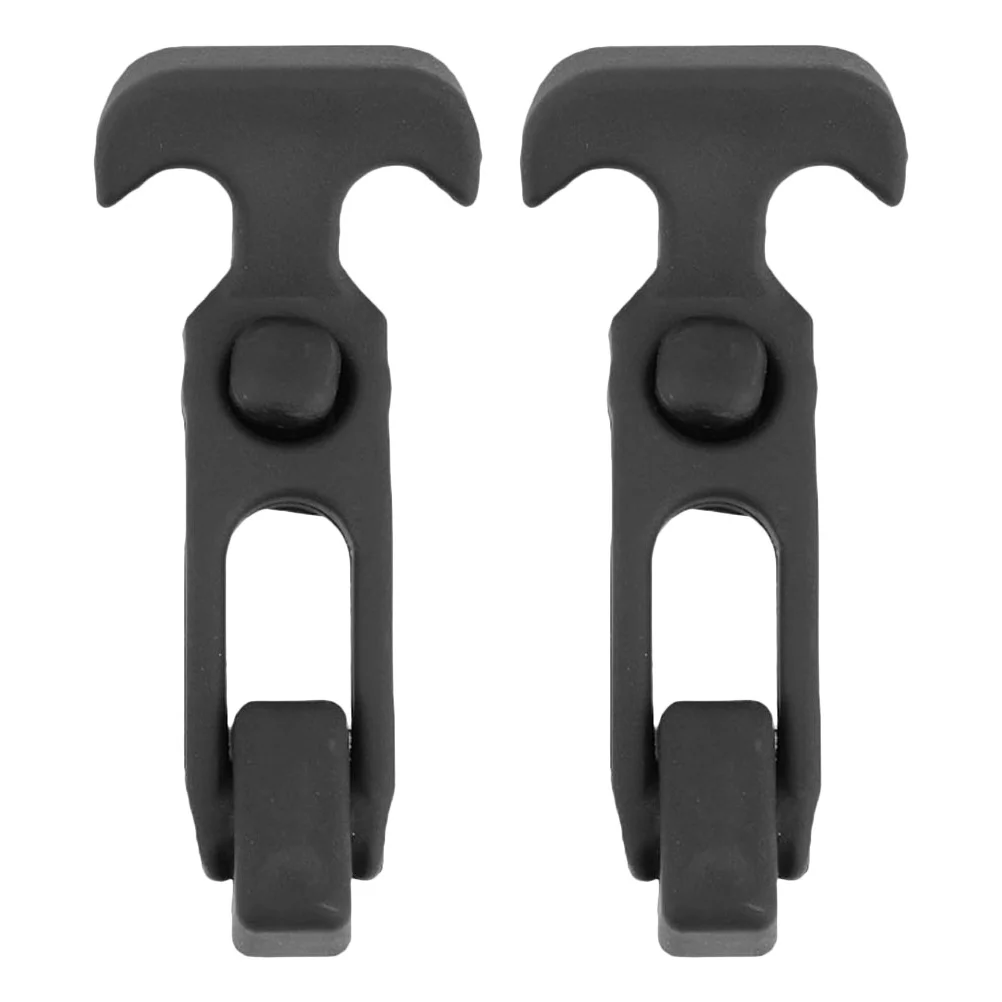 

2Pcs Rubber Elastic Shock Absorbing Hasps Flexible T-Handle Latches Toolbox Hasp Replacement Seal Waterproof Heavy Duty