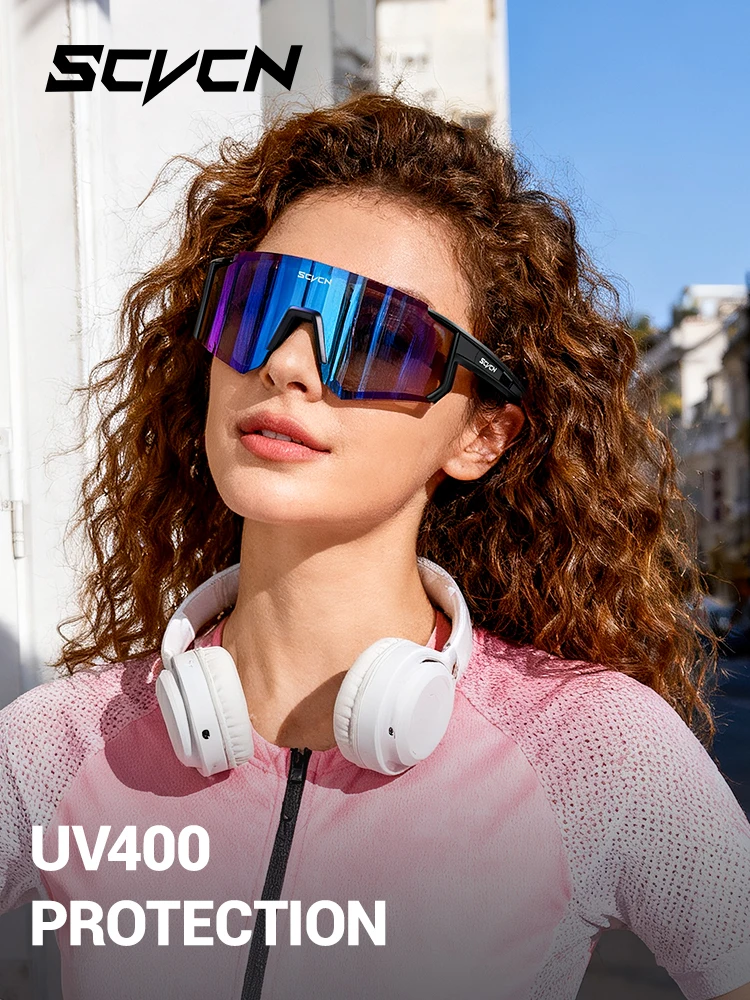 AliExpress SCVCN Hot Outdoor Cycling Sunglasses Men Road Driving Bike Glasses  Sports Mountain Climbing Women Bicycle Cycling UV400 Goggles