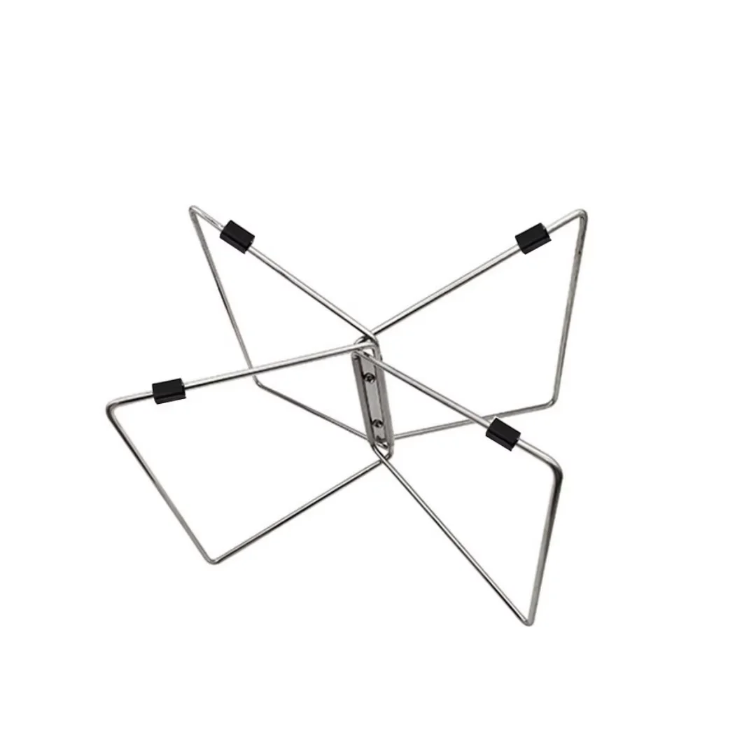 

Camping Folding Cooler Box Stand Holder Stainless Steel Shelf Outdoor Camping Supply Holder Folding Stand Ice Box Stand