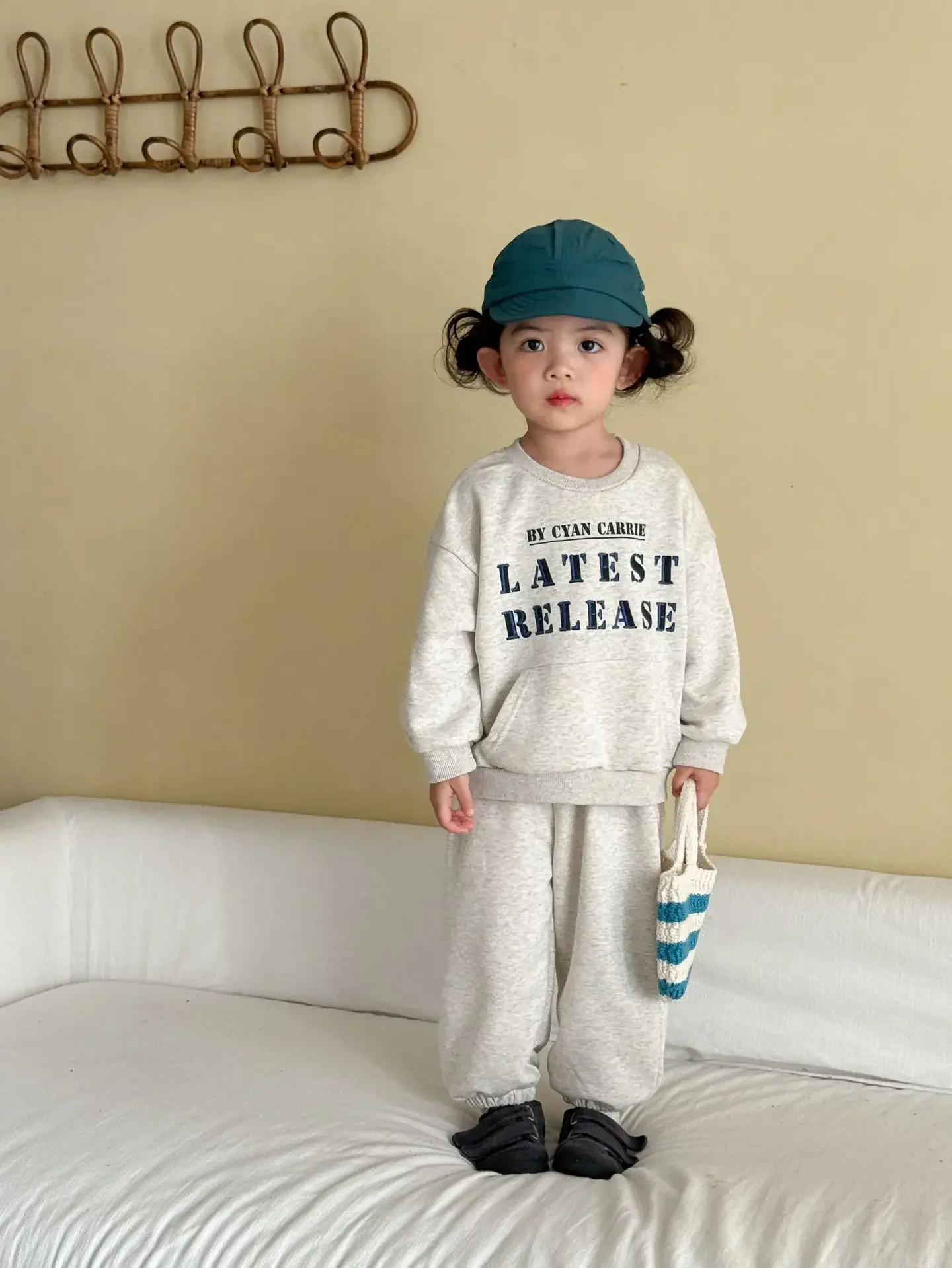 Children's Sets Boys Autumn Sports Suit Girls' Casual 2026 New Spring Autumn Baby Boys' Hoodie and Pants Two-piece Set 6