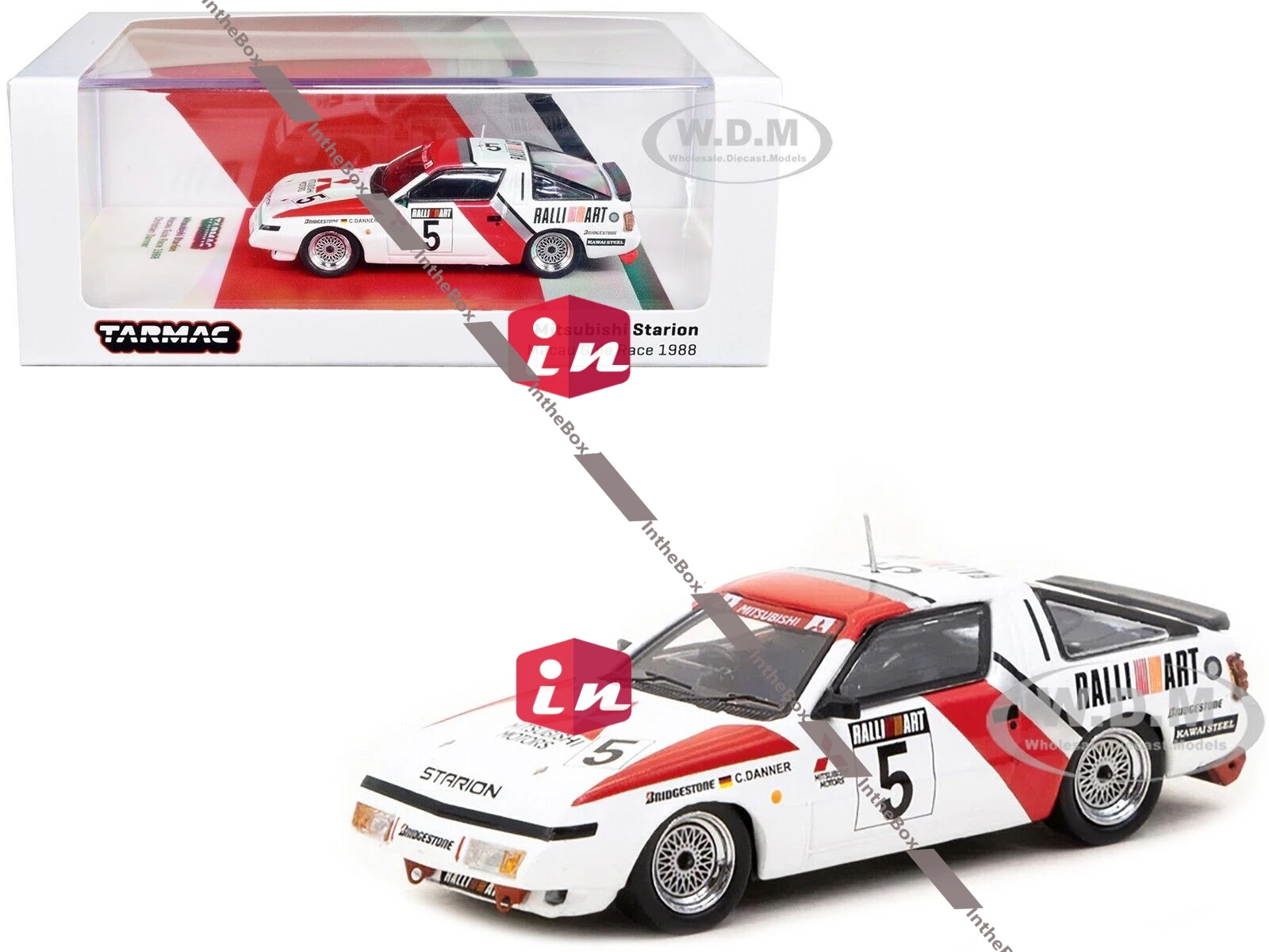 

STARION RHD #5 MACAU GUIA (1988) 1/64 TARMAC WORKS Diecast Model car Collection Limited Edition Hobby Toys