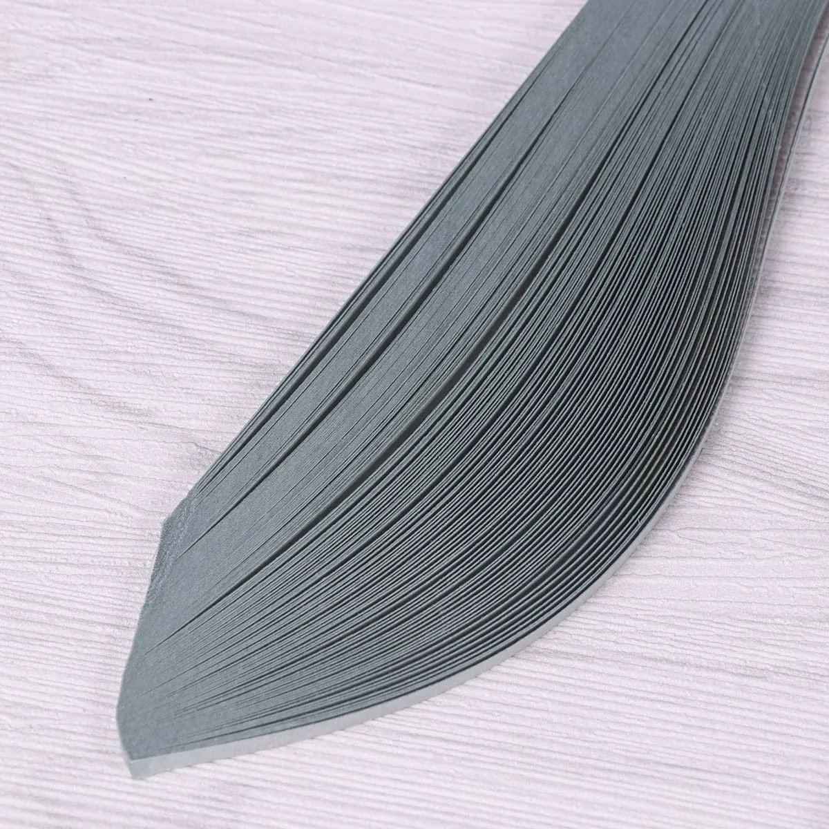 

120 Pcs Quilled Paper Color Decoration Craft Art Gray DIY Quilling Strips Stitching