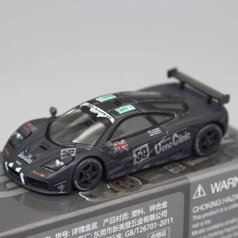 MINIGT 1/64 McLaren F1 GTR # 59 1995 Le Mans 24Hr Legering Motorvoertuig Speelgoed spuitgieten Metalen Model Collectie Jongen Kerstcadeau