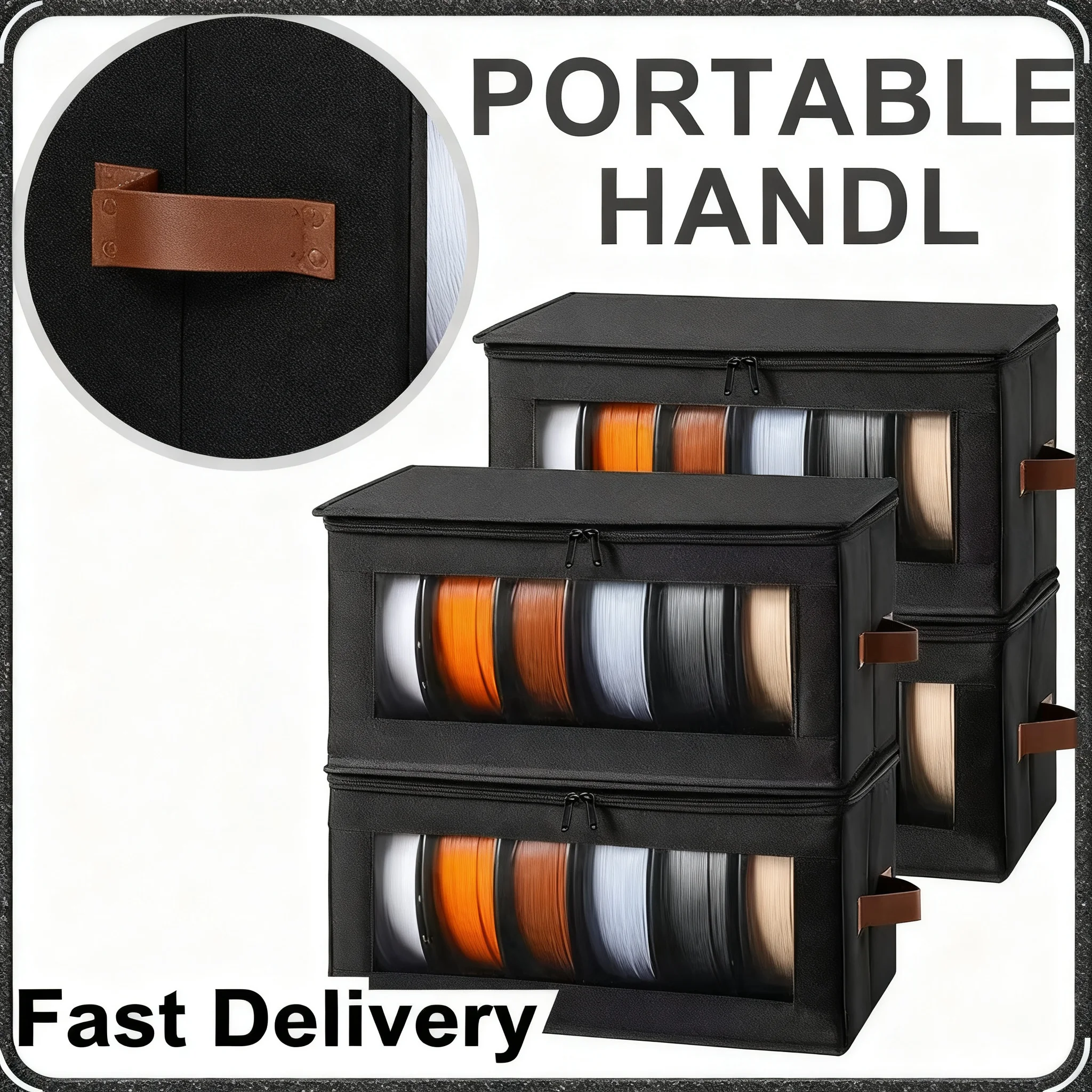 1PC 3D Printer Filament Storage Containers Filament Storage Bag 3D Printing Accessories Holder Rack for Home Daily Use