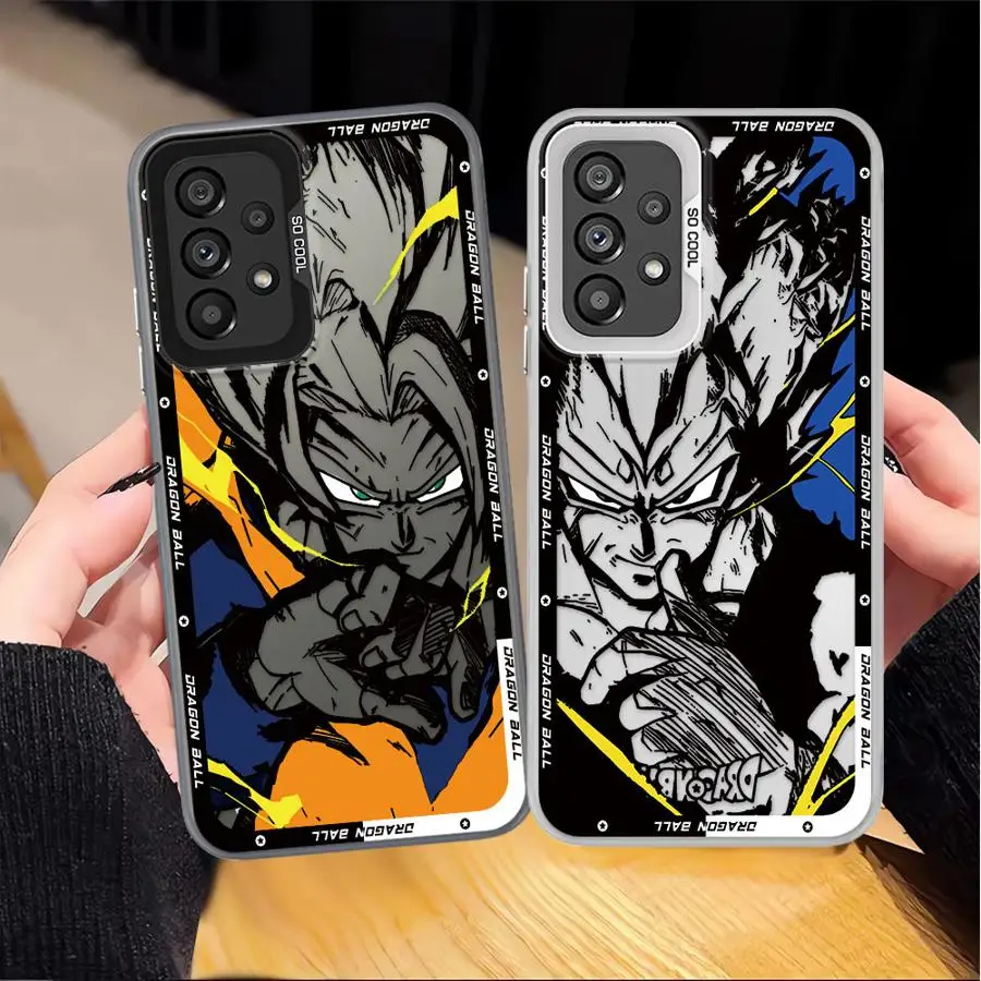 اليابان أنيمي DBZ حافظة رائعة لسامسونج غالاكسي A35 A26 A31 A17 A20s A24 A25 A21s A23 A15 A16 A11 A12 A32 A34 A36 A13 A14 عودة
