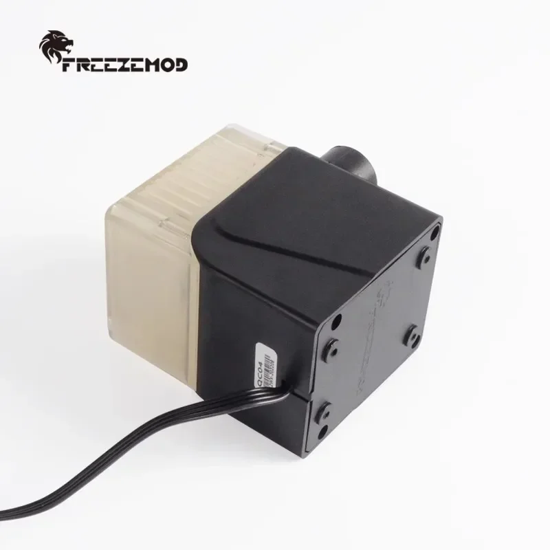 AIO Pumpentank FREEZEMOD Wassergekühlte 12V integrierte Wassertankpumpe mit Digitalanzeige 450L/H Durchfluss PUB-12WX450L