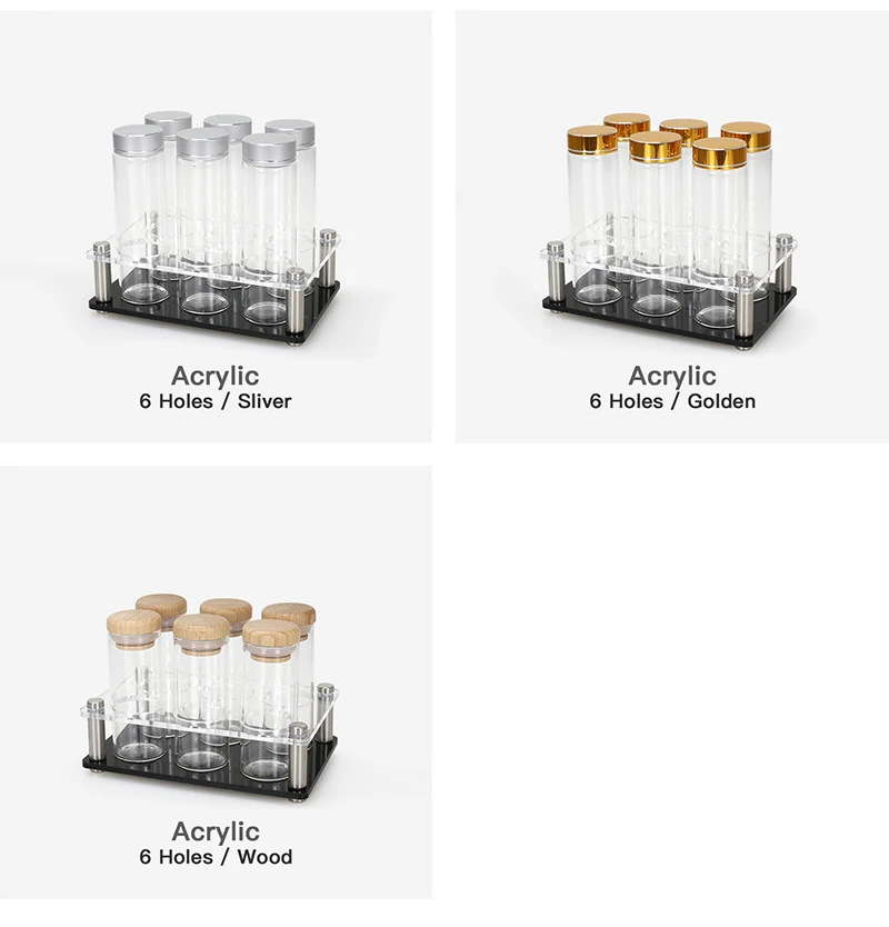 Kaffeebohnen Aufbewahrung röhrchen Behälter große Kapazität Flasche 30g mit Display Rack Einzel dosis Keller Espresso Access oris Set – Detail 11