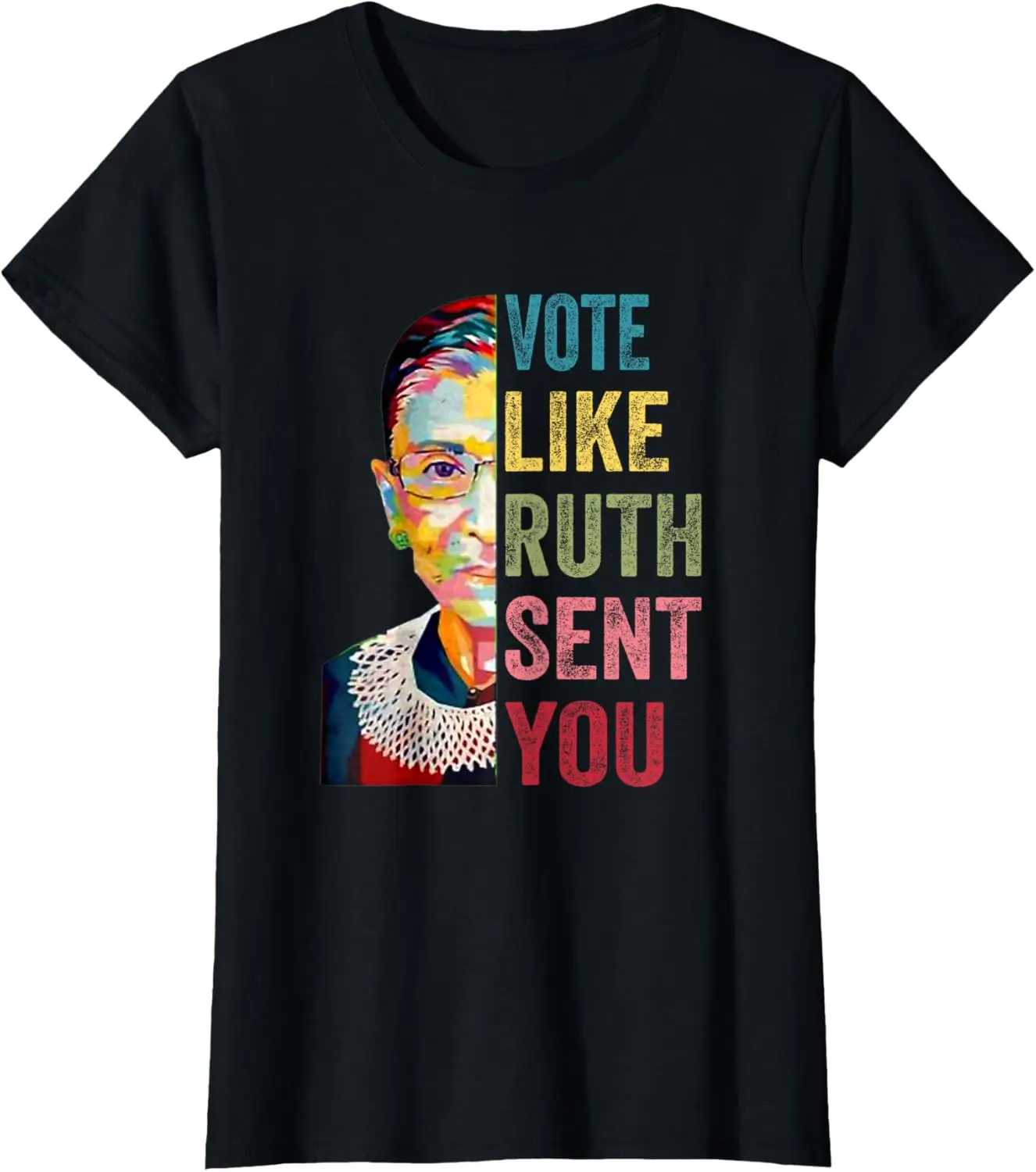 

Vote, как Рут отправил вам-феминистский подарок, женская футболка