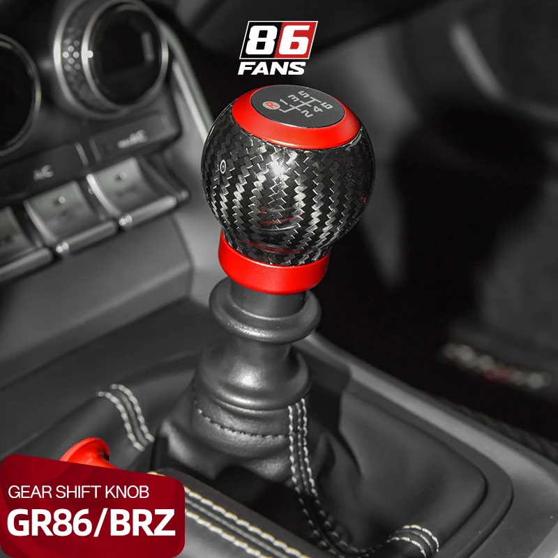 

Carbon Fiber Shift Knob Gear Shifter Knobs Replacement Car Styling Accessories For Toyota GR86 Subaru BRZ 2022 2023