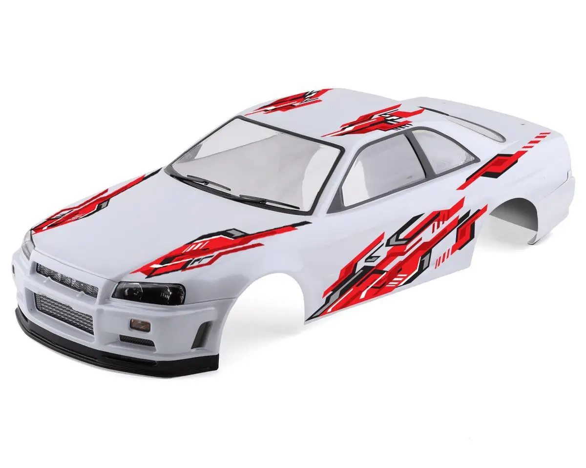 1/10 a4 rc applique piscando relâmpago adesivo já cortado escudo do corpo para rc drift touring caminhão monstro gt esteira rolante escala