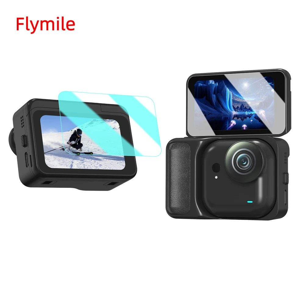 

Flymile Protective Film for Insta360 Go Ultra Camera Screen Protector Tempered Glass Scratchproof Film Accessories