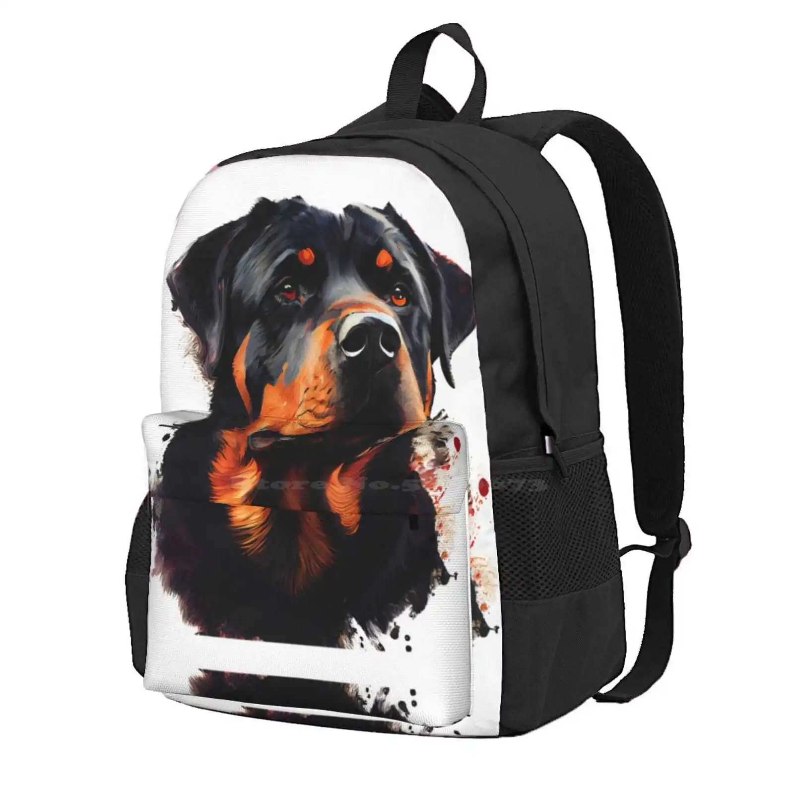 Rottweiler Hot Sale Schoolbag Backpack Fashion Bags Rottweiler Mom Rottweiler Art Rottweiler Christmas Rottweiler Puppy