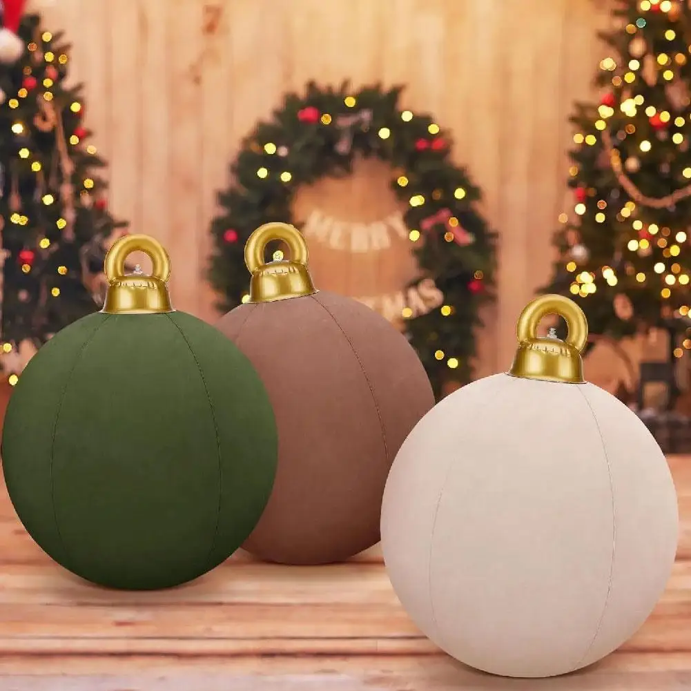 Giant Christmas Balls PVC Inflatable Decoration Balls Large Holiday Inflatable Outdoor Decorations Christmas