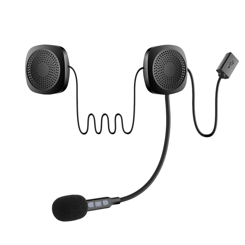 Auriculares inalámbricos Bluetooth para casco de motocicleta, altavoces, auricular manos libres para llamadas, reproductor de música Mp3, Piezas de motocicleta