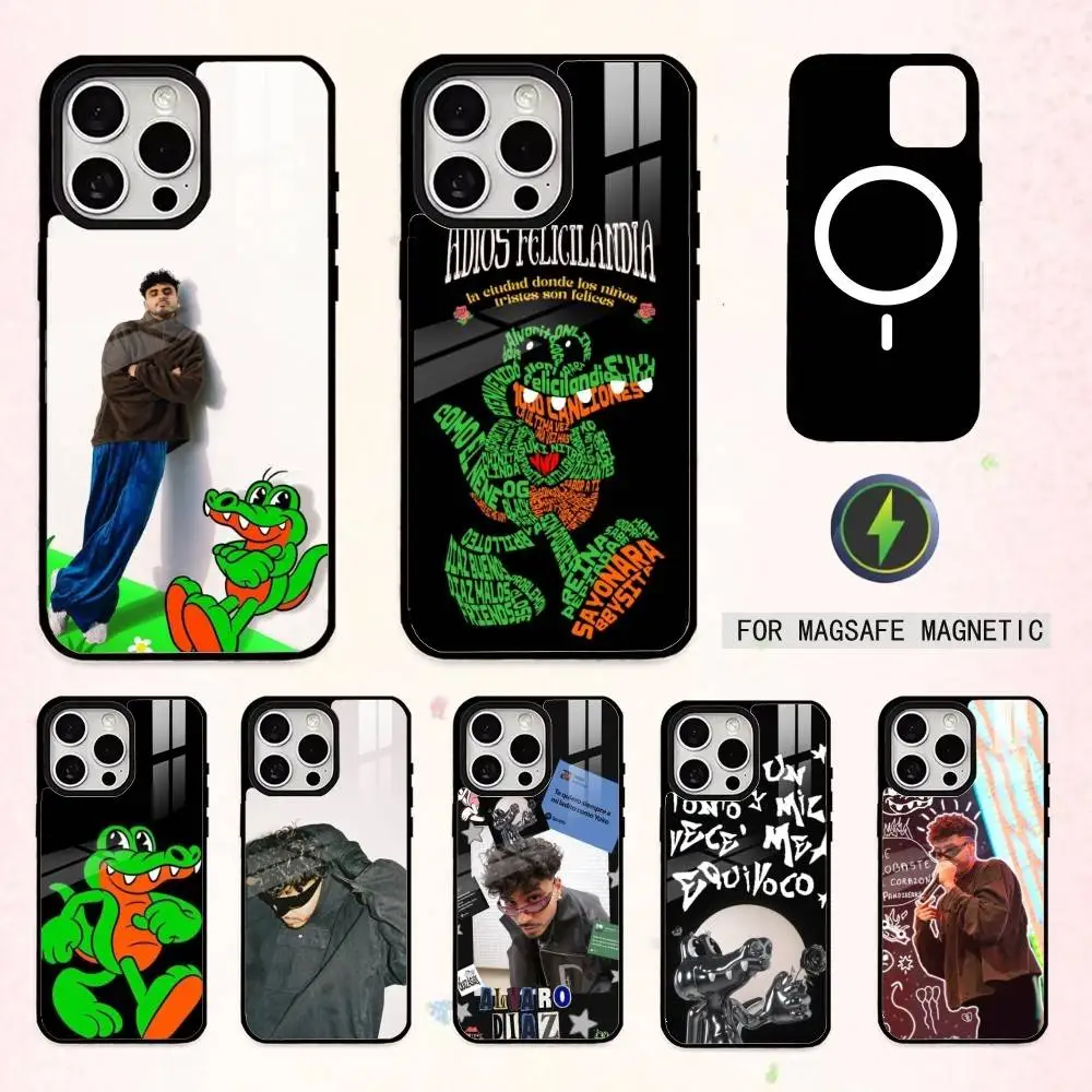 

Чехол для телефона COOL A-Alvaro COCO D-Diaz для iPhone 17, 16, 15, 14, 13, 12, 11 Plus, Pro Max, магнитный, для беспроводной зарядки Magsafe