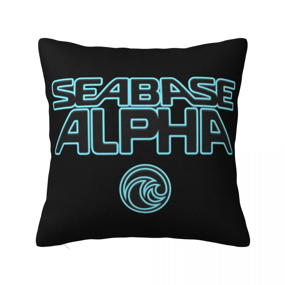 Neon SeaBase Alpha Square Pillowcase Pillow Cover Cushion Decor Comfort Throw Pillow for Home Car