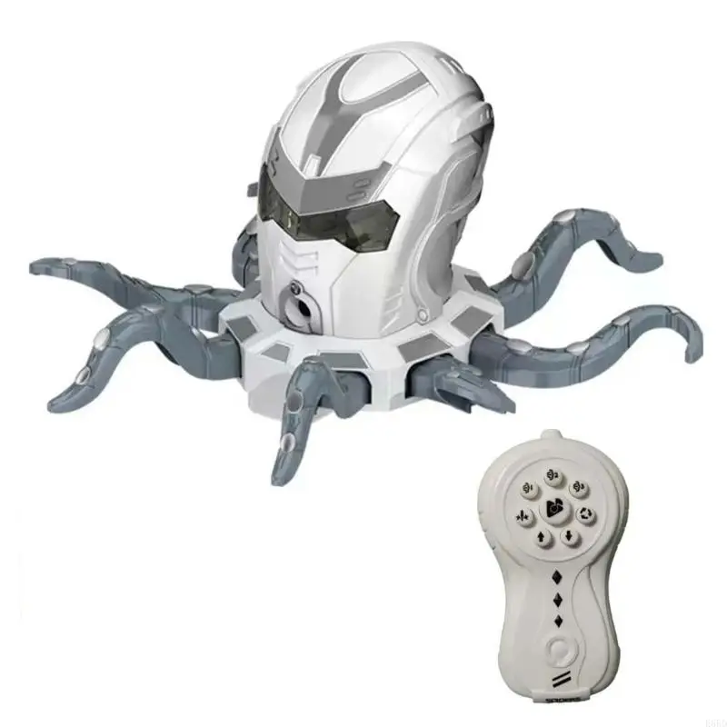 

Remote Control Octopus Robot Toy Electric Moving Animal Walking Toy for Kids Toddlers 3 + Years Old Boys Girls E65D