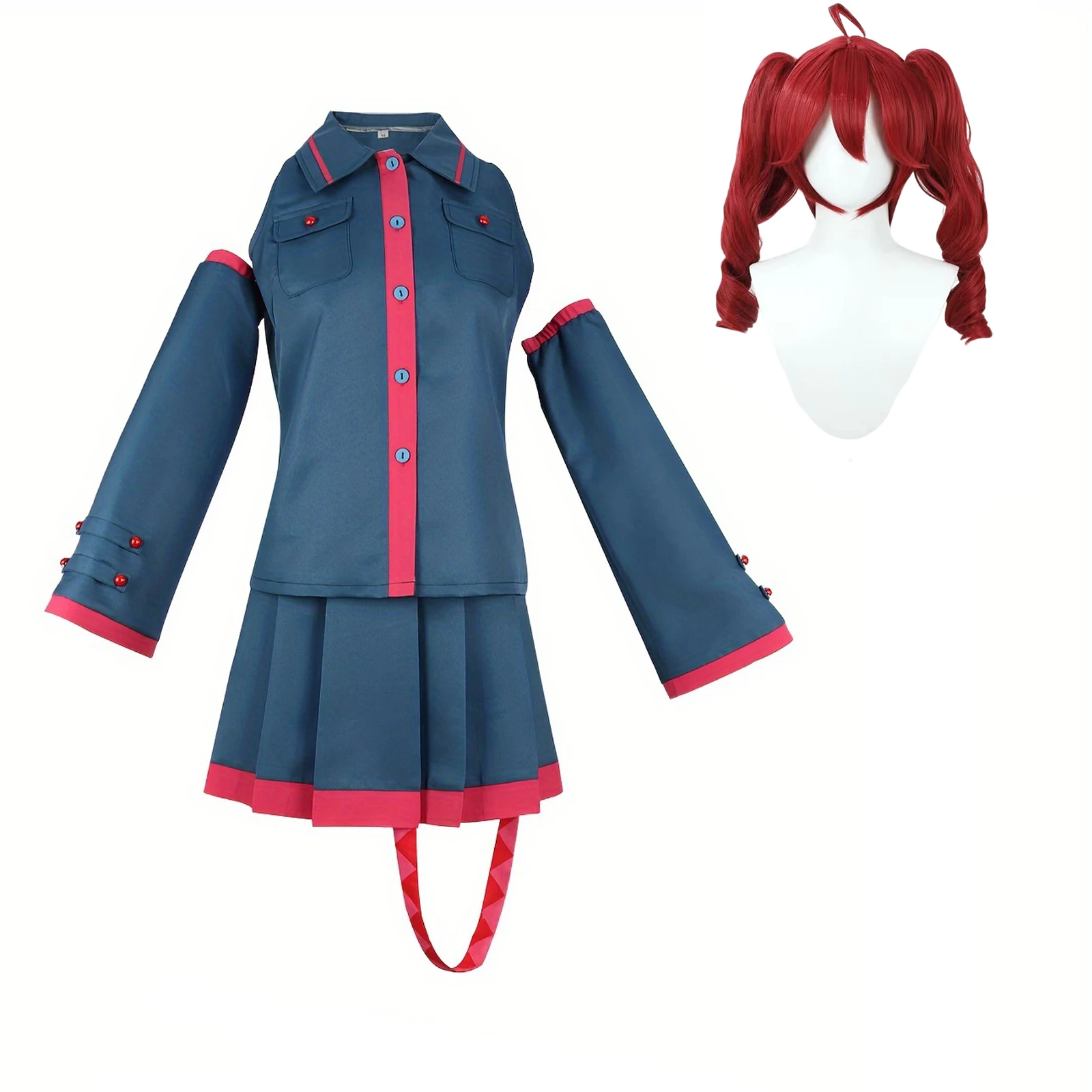 Blaues Anime-Cosplay-Kostüm, weibliches Matrosenkostüm, JK-Uniform-Set, Halloween-Kostüm