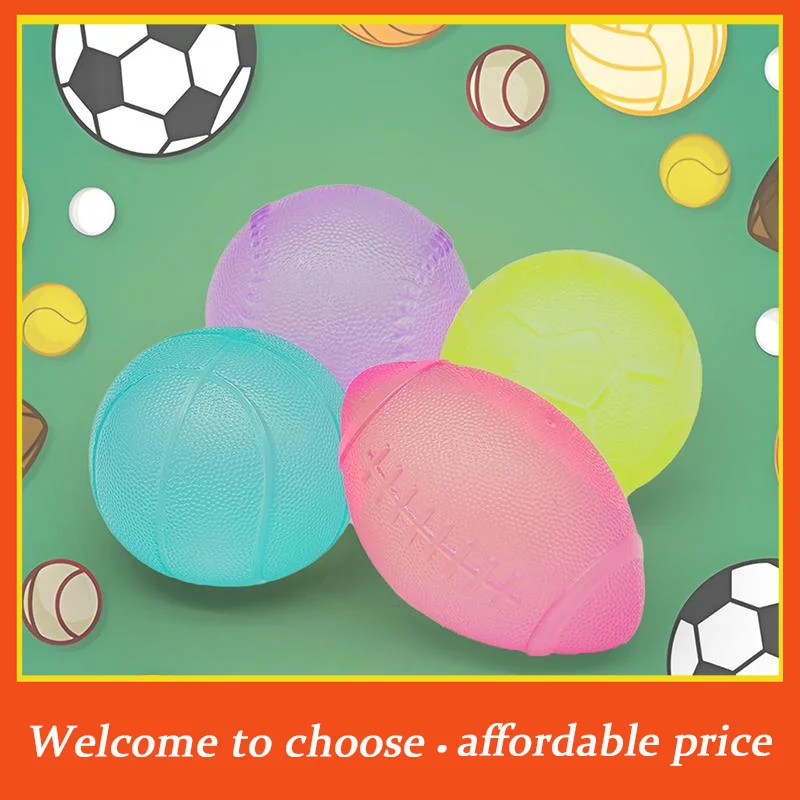 Fun Hand Exercise Relieve Anxiety Decompression Toy Football Maltose Fidgets Toys Squishy Basketball/rugby Maltose Squeeze Toy