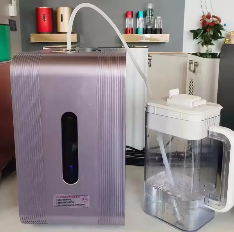 Hydrogen Machine 1800ml/min 99.99% High Purity Inhalation Machine Nasal Hydrogen Therapy HydrogenWater Generator PEM Technology
